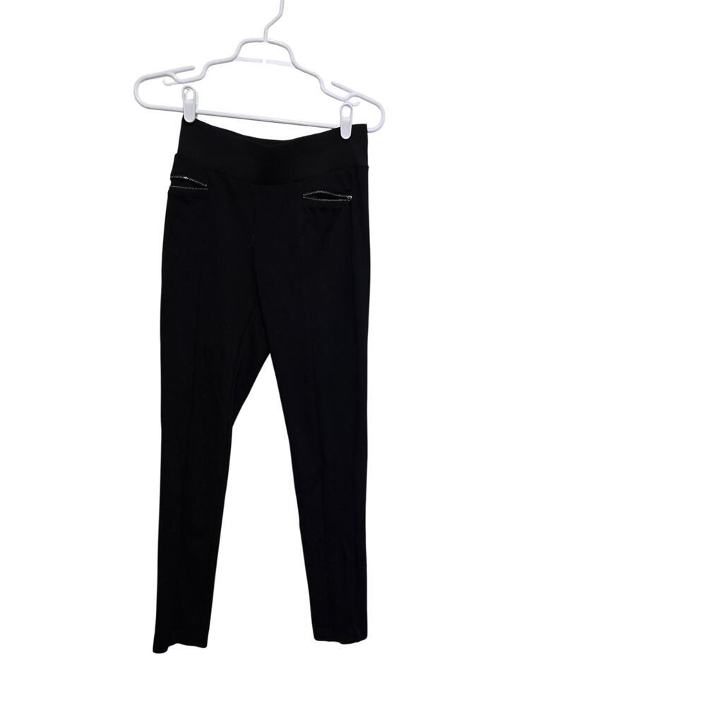 Banana Republic Black Ponte Zip Pocket Leggings XS